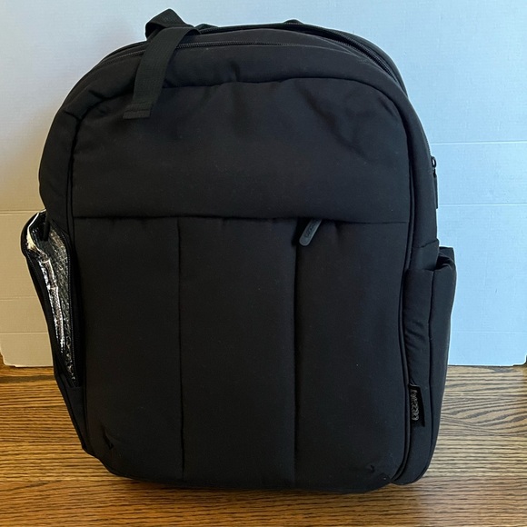 Brezza GIO Diaper Bag Backpack Black Quilted Puffer for Baby